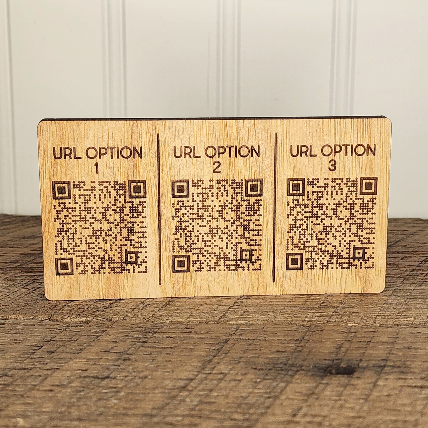 Wooden Engraved Business Cards