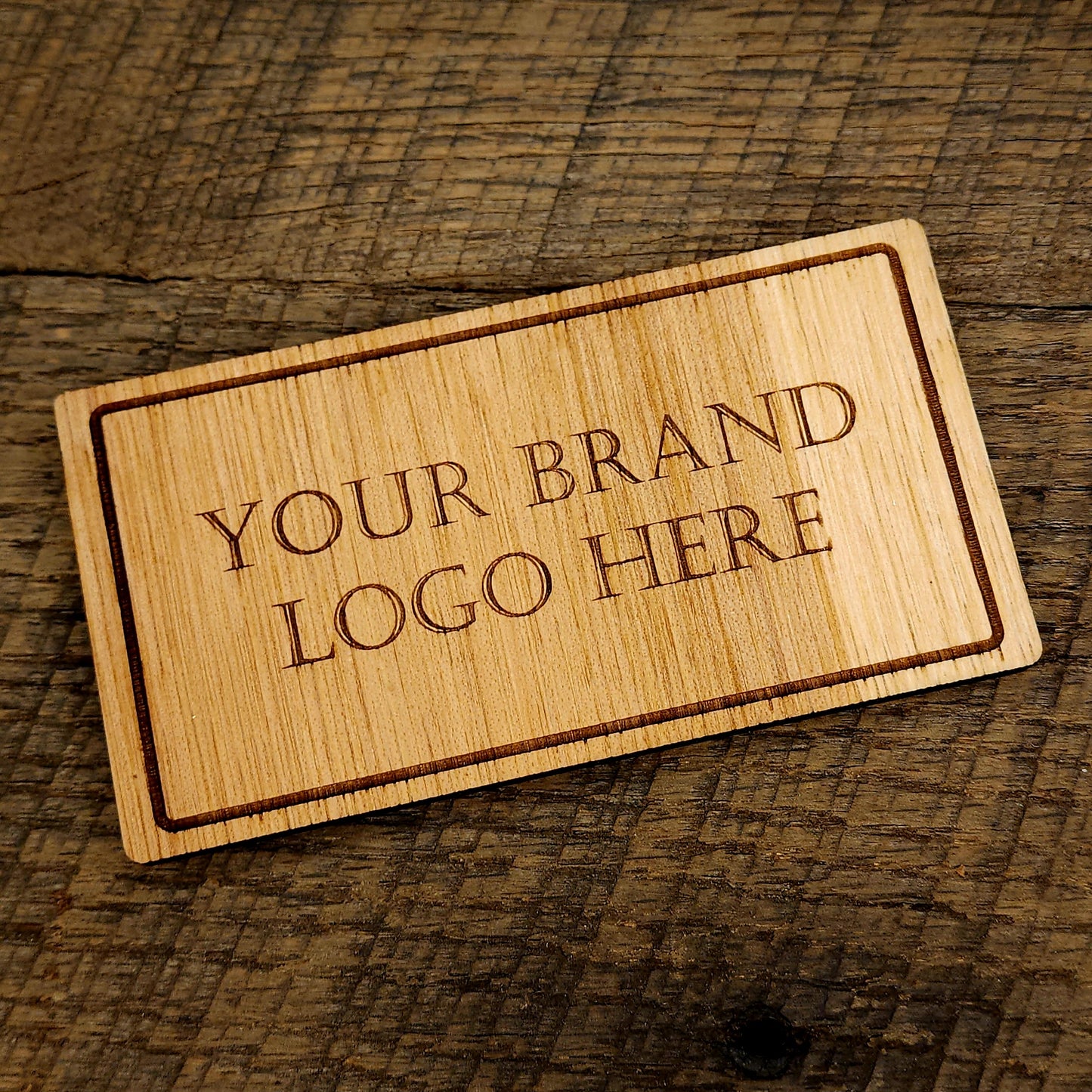 Wooden Engraved Business Cards