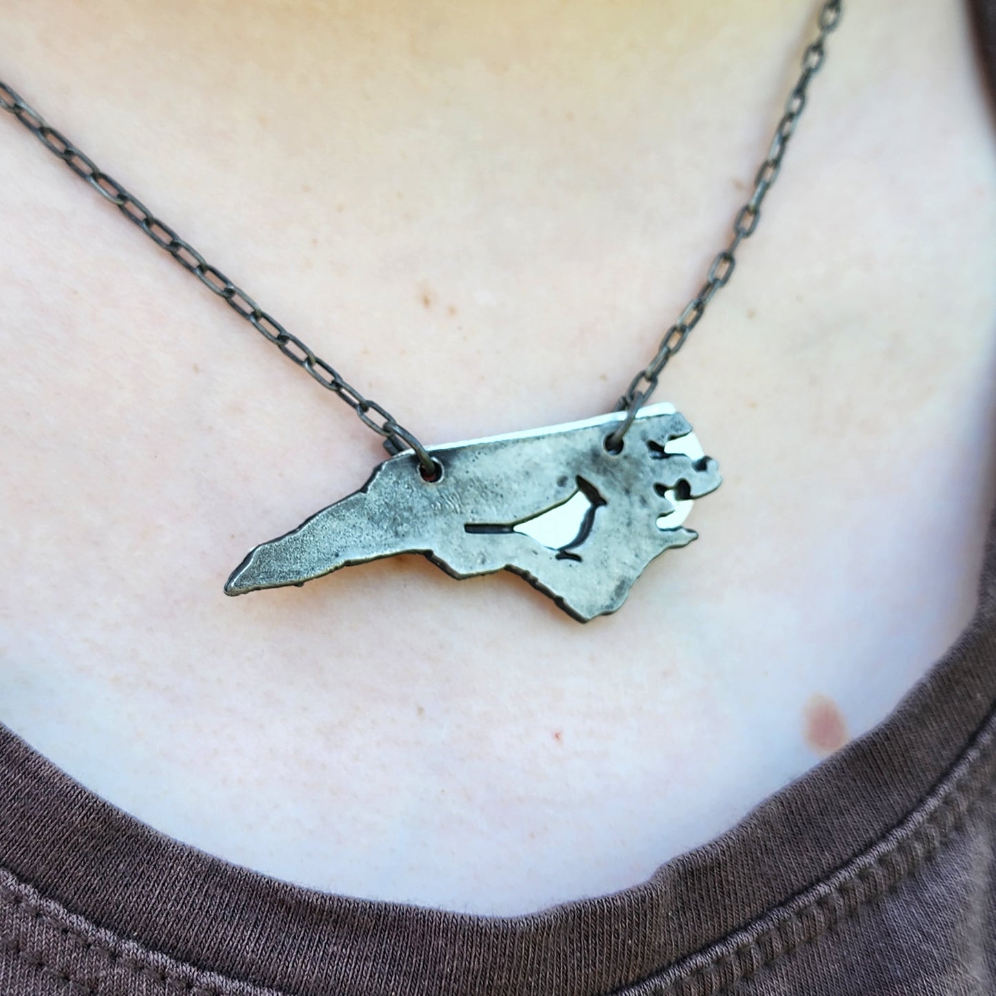 North Carolina Cardinal Necklace