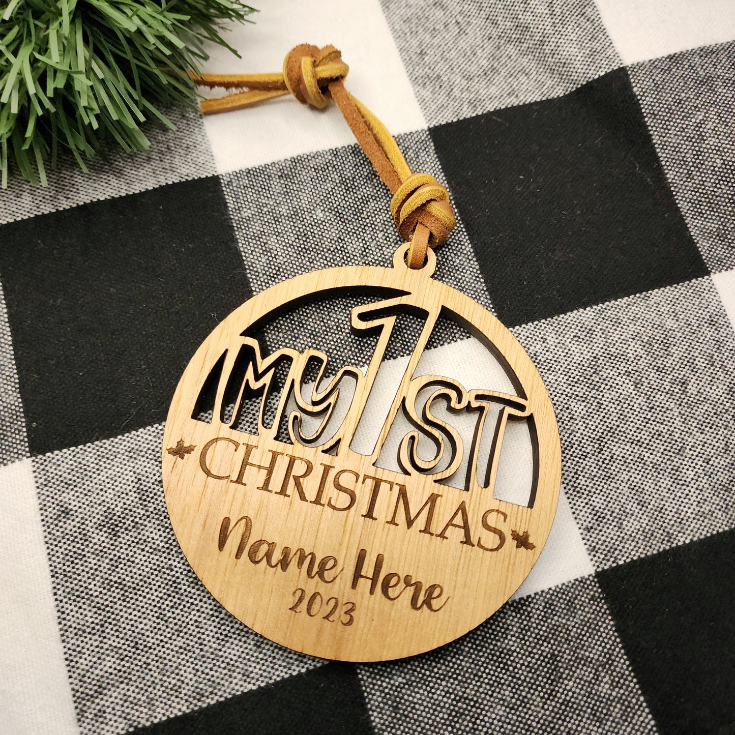 Personalized Baby's 1st Christmas Ornament