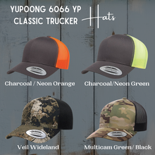 Load image into Gallery viewer, Custom Logo or Artwork Classic Trucker Hat | 6066 YP Classic Retro Trucker Hat
