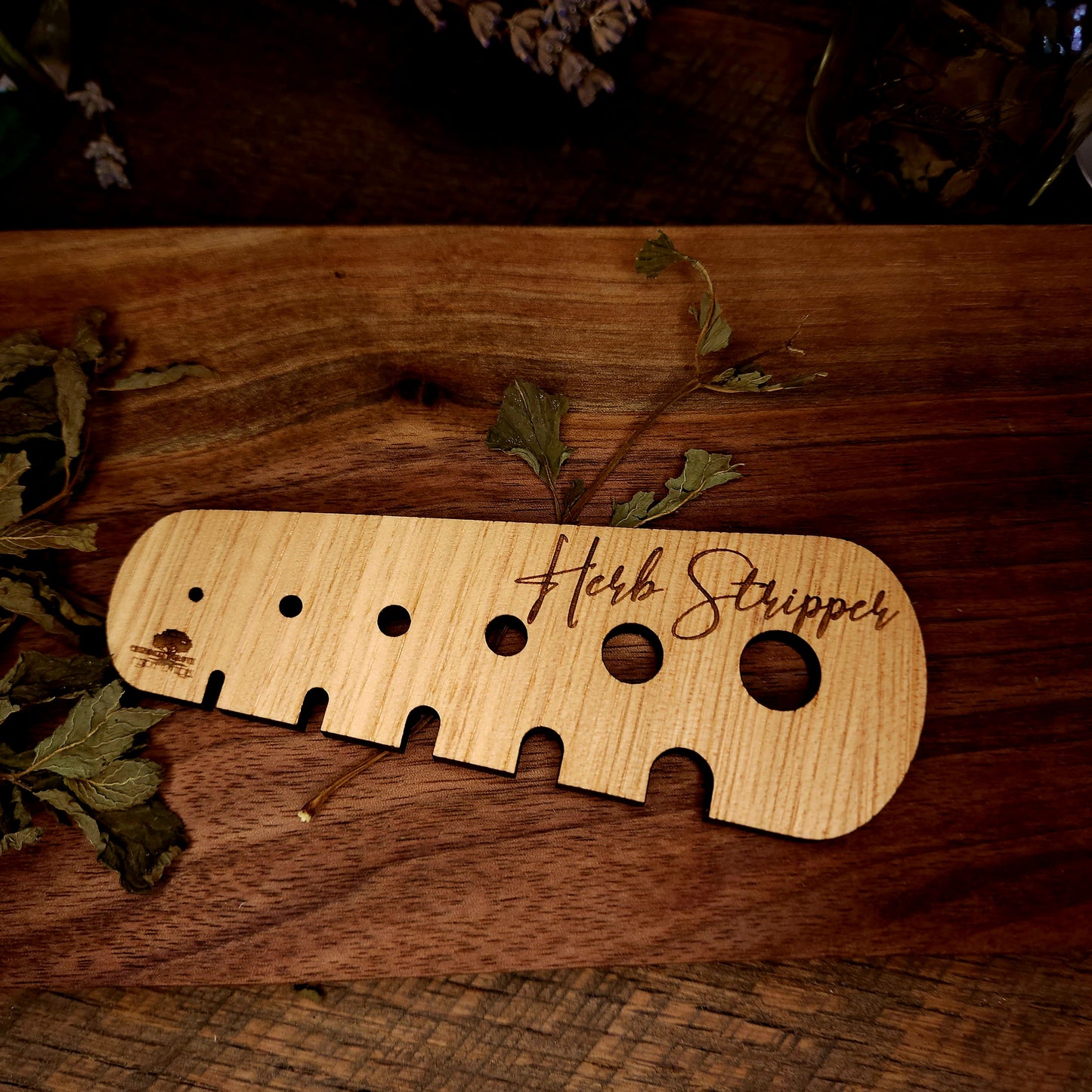 Wooden Herb Stripper