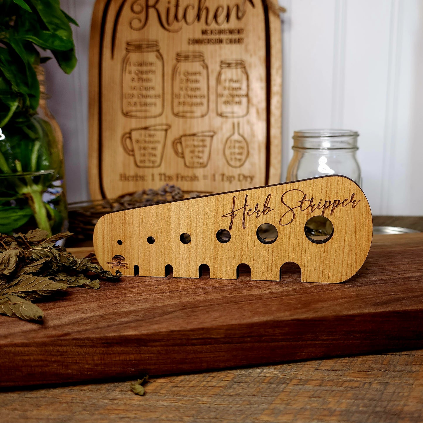 Wooden Herb Stripper