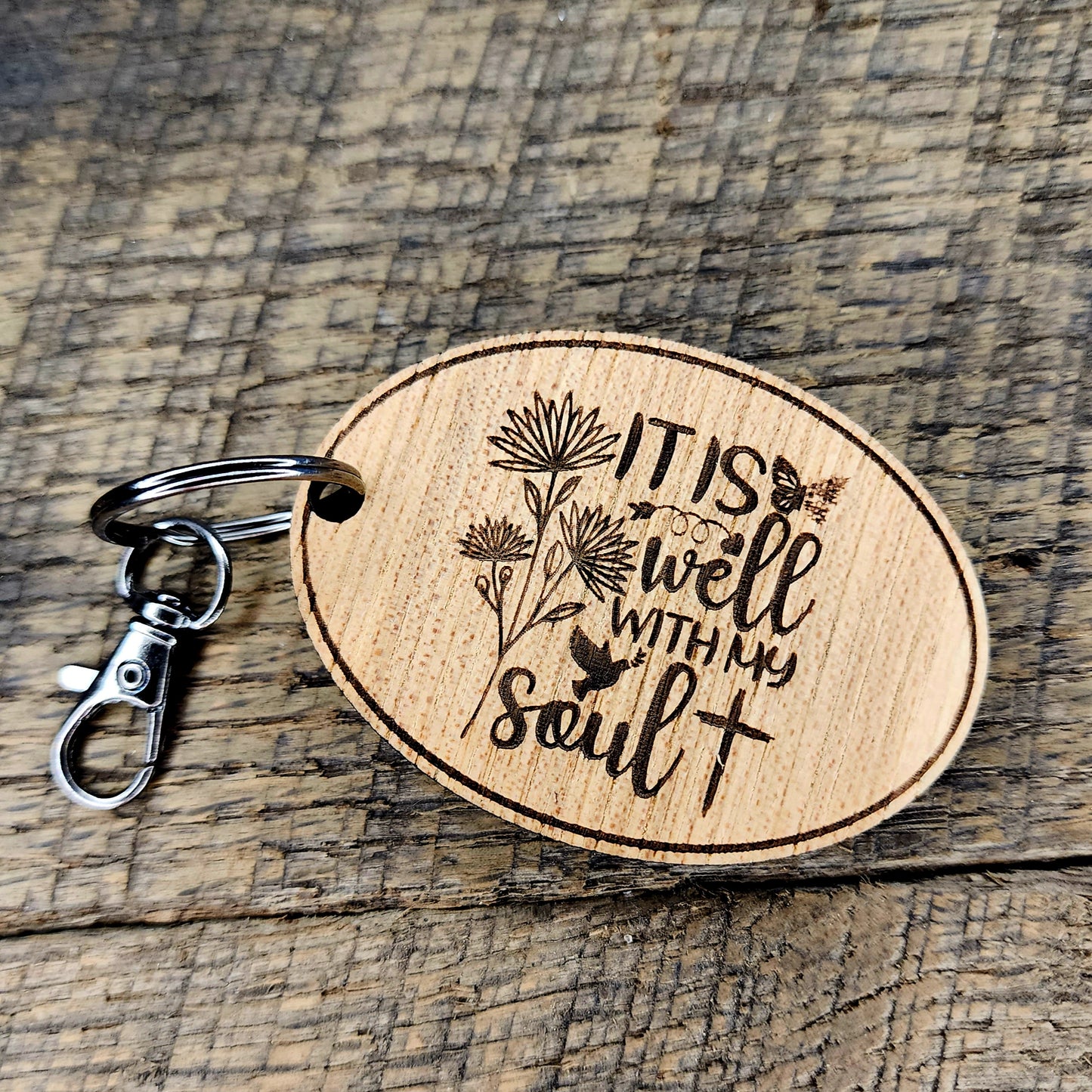 It is well with my Soul keychain