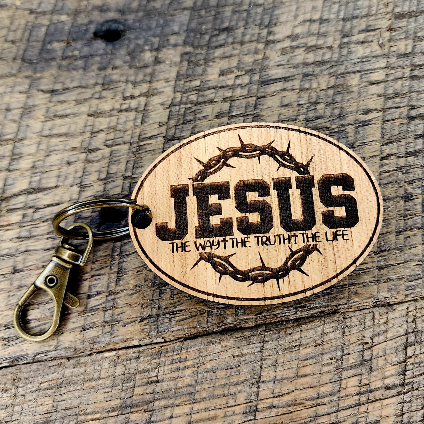 Jesus is the Way Keychain