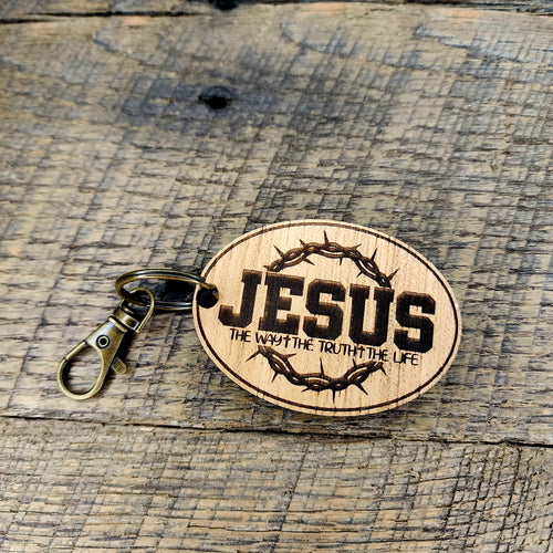 Jesus is the way Keychain