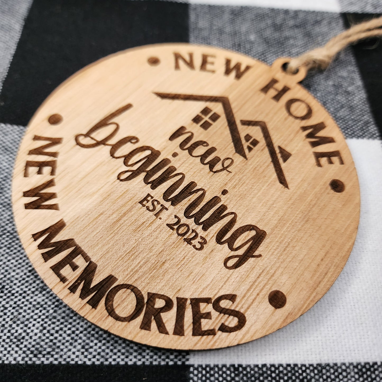 New Home, New Beginnings, New Memories Customized Home Ornaments