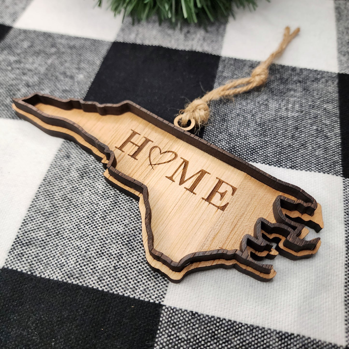North Carolina Home Ornament