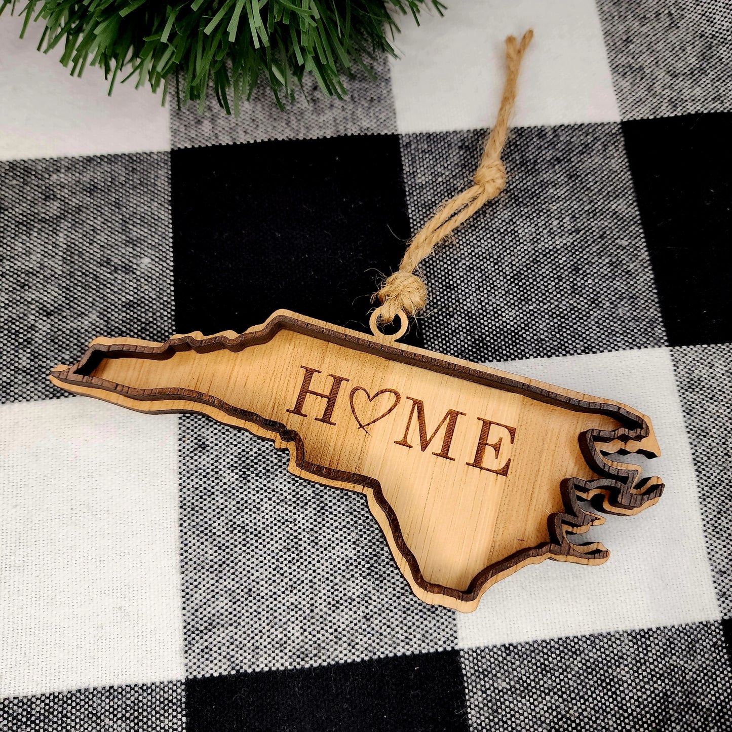 North Carolina Home Ornament