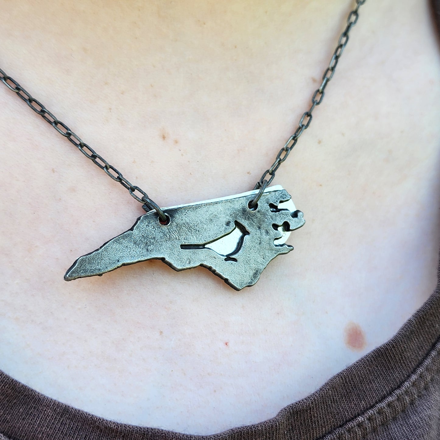 North Carolina Cardinal Necklace