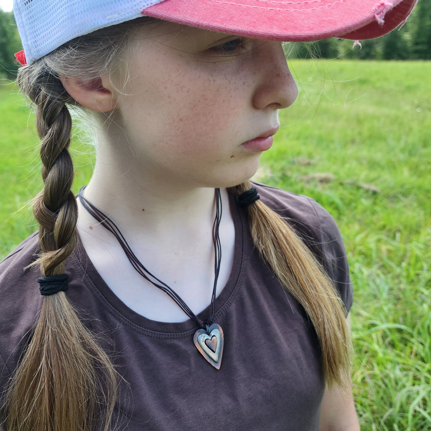 Rustic Heart Necklace