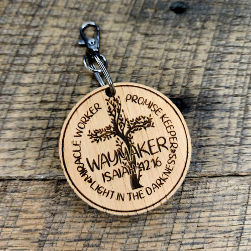 Waymaker Keychain | Miracle Worker | Promise Keeper | Light  in the Darkness