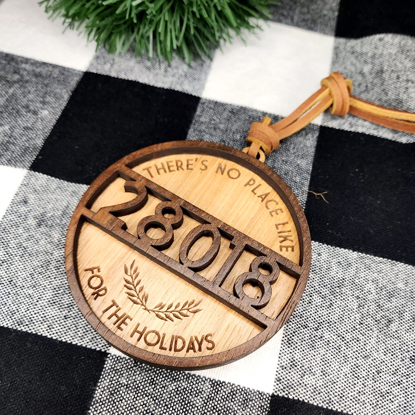 There is No Place Like Home Zip Code Ornament