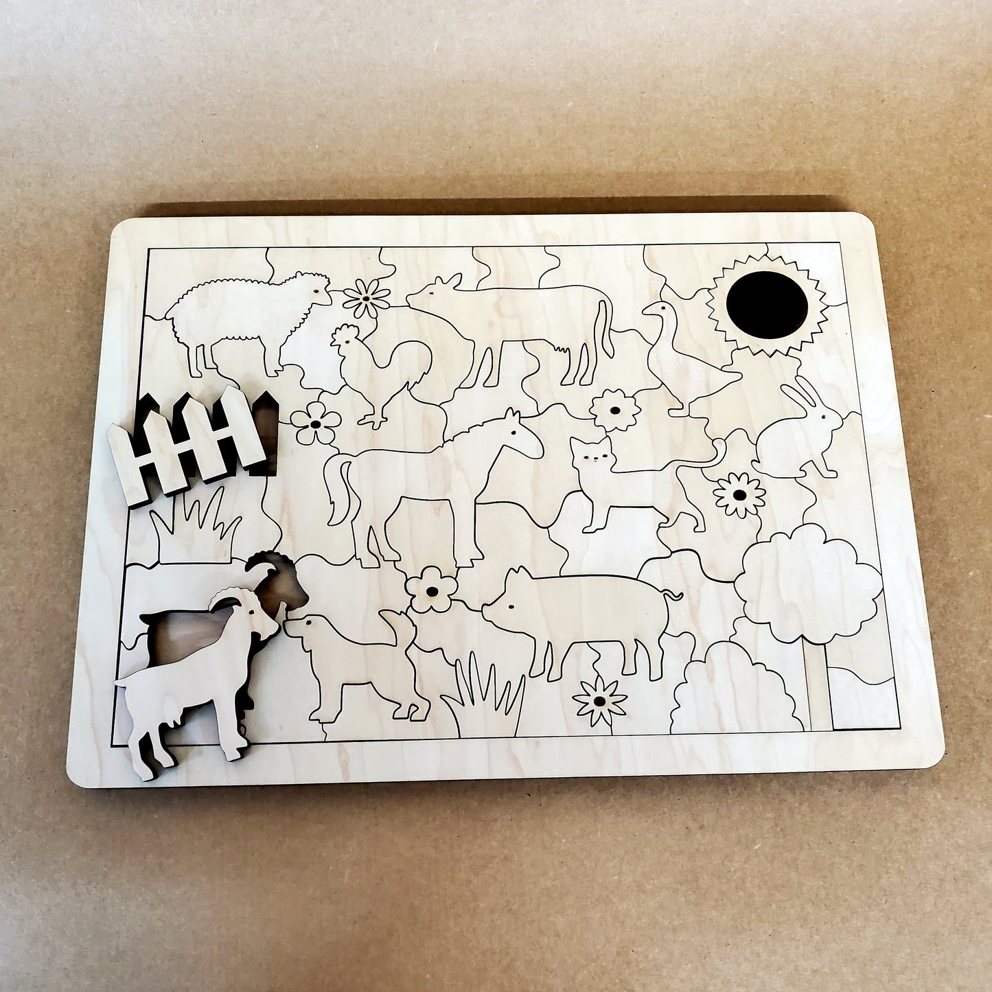 Farm Animal Puzzle