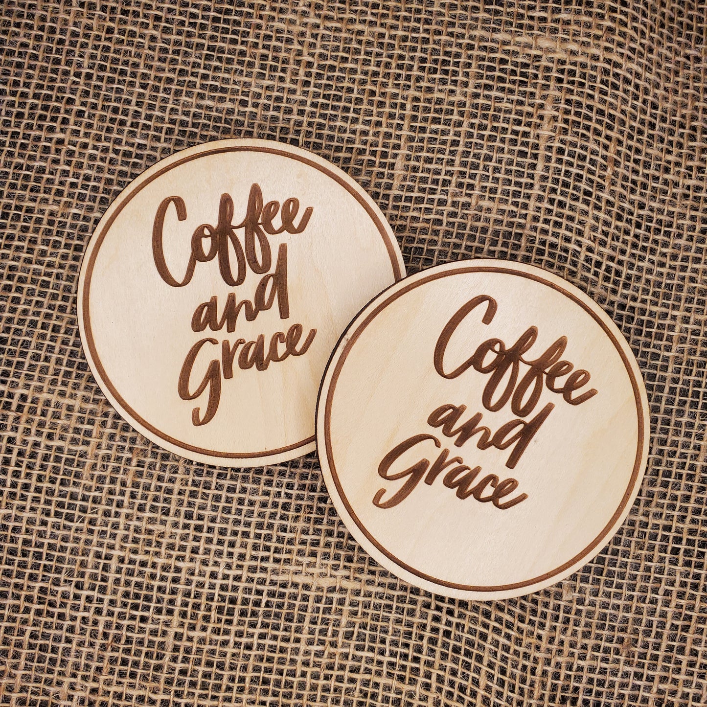 Coffee and Grace Coaster