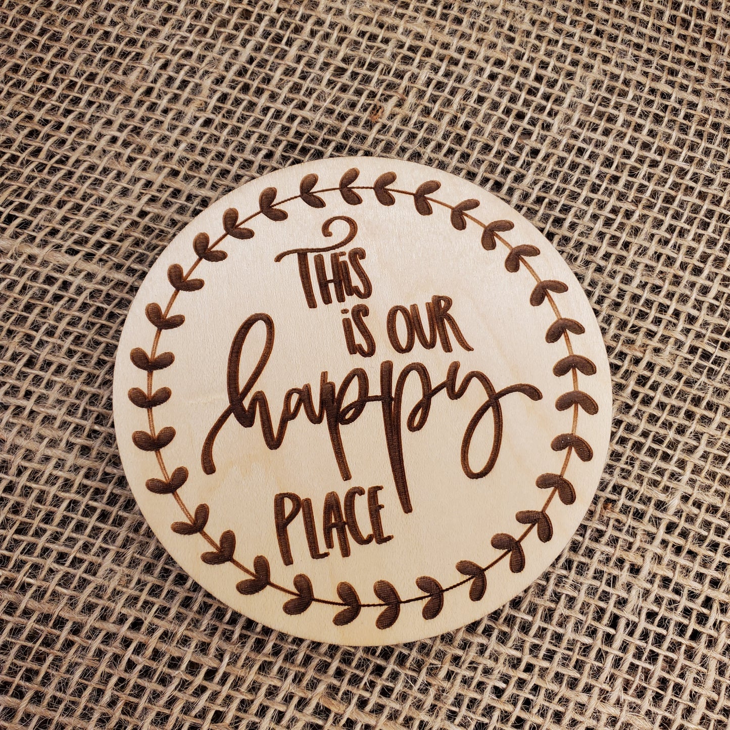 This Is Our Happy Place Coaster