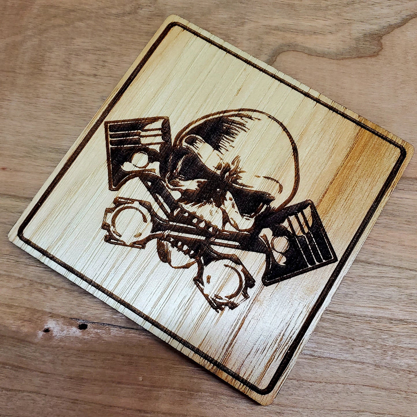 Pistons Skull Coaster