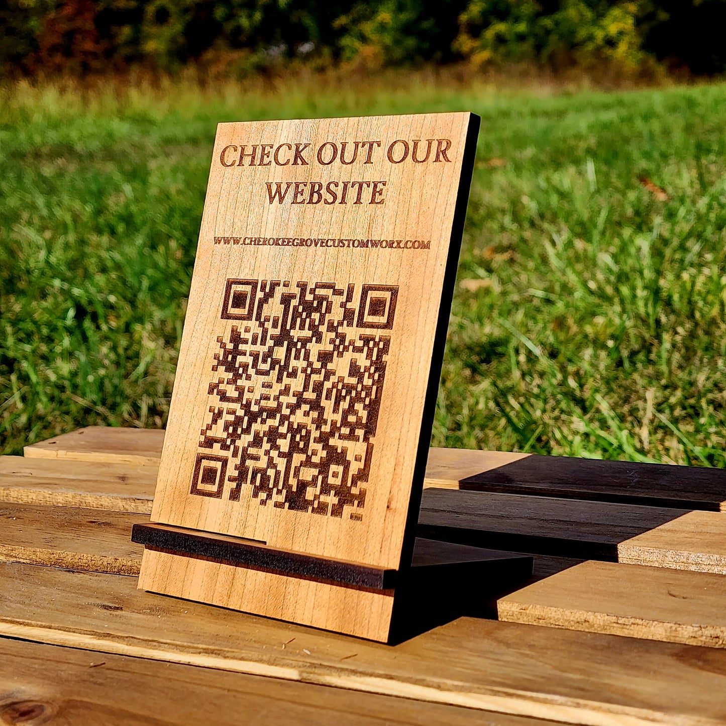 Custom QR Code Sign