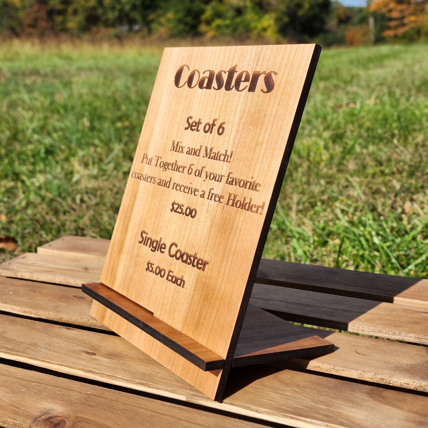 Custom Business Information Sign