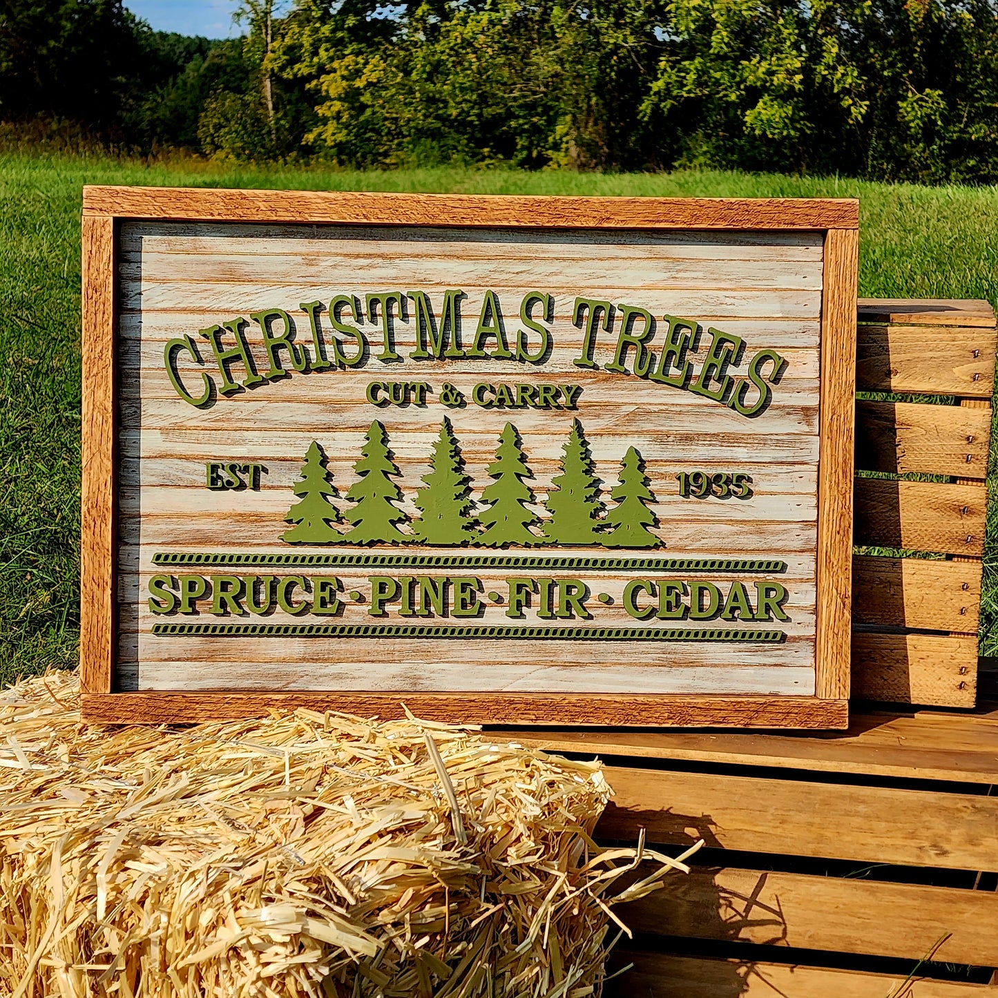 Christmas Trees Cut & Carry EST 1935 Spruce • Pine • Fir • Cedar