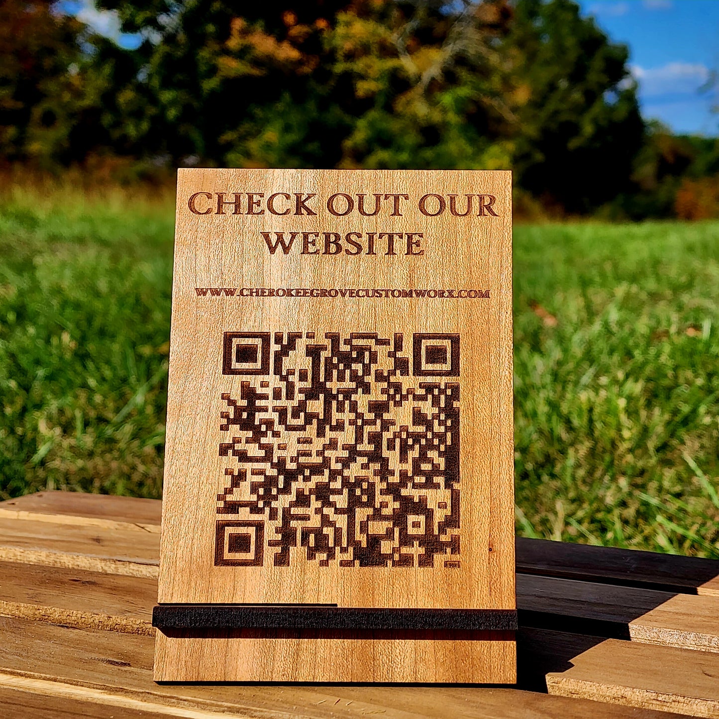 Custom QR Code Sign