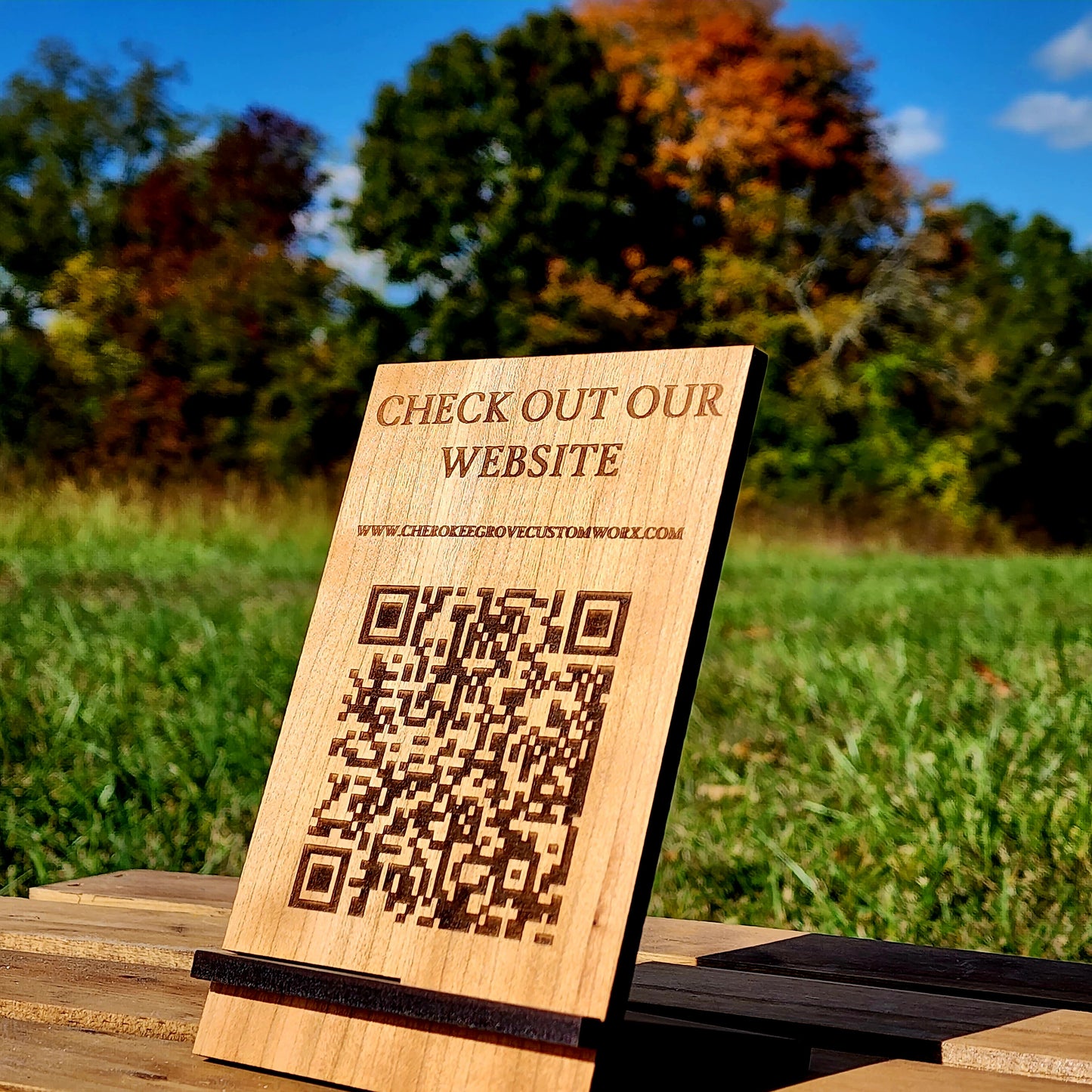 Custom QR Code Sign
