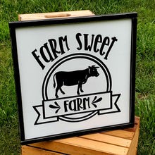 Load image into Gallery viewer, Farm Sweet Farm Sign 
