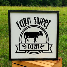 Load image into Gallery viewer, Farm Sweet Farm Sign
