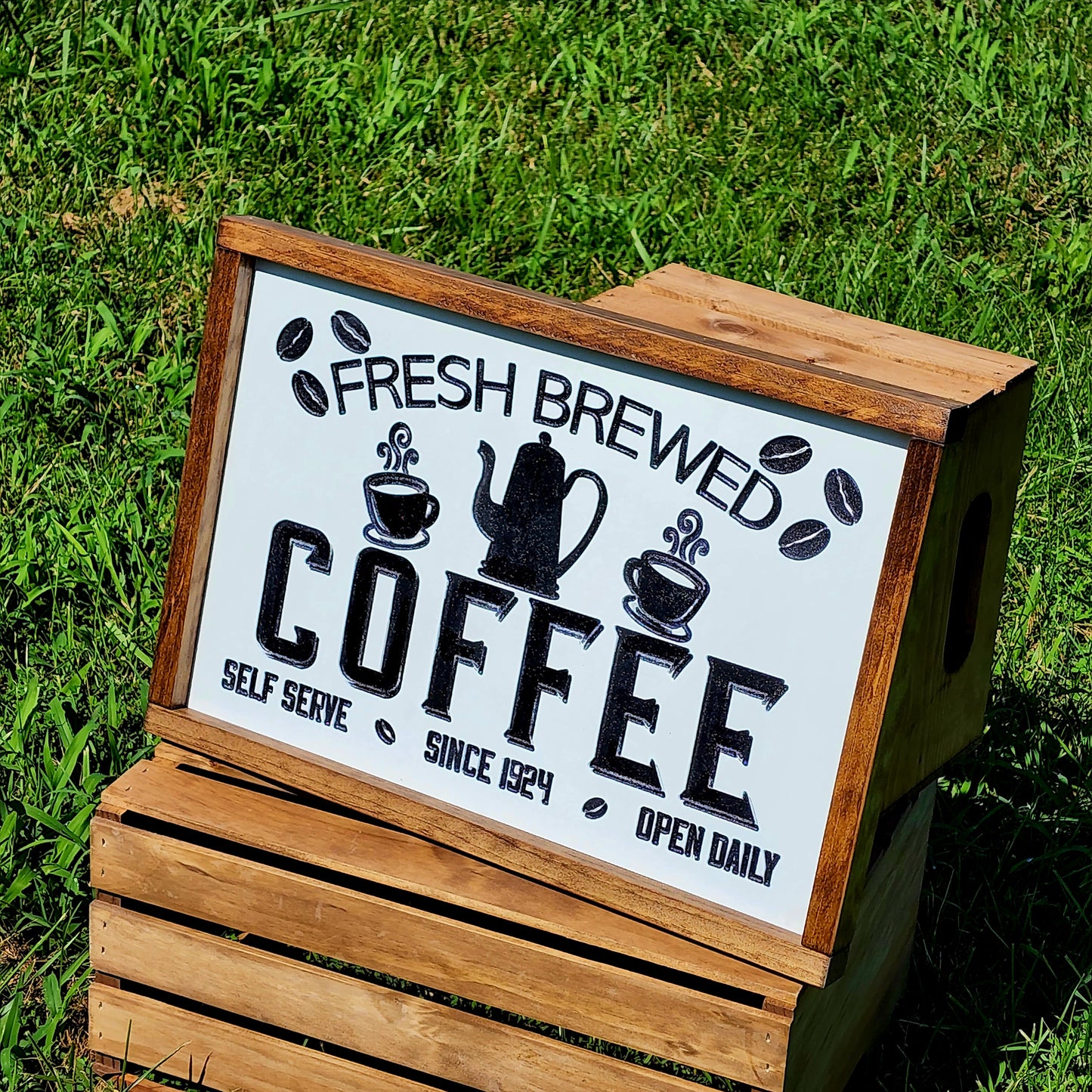 Fresh Brewed Coffee Sign