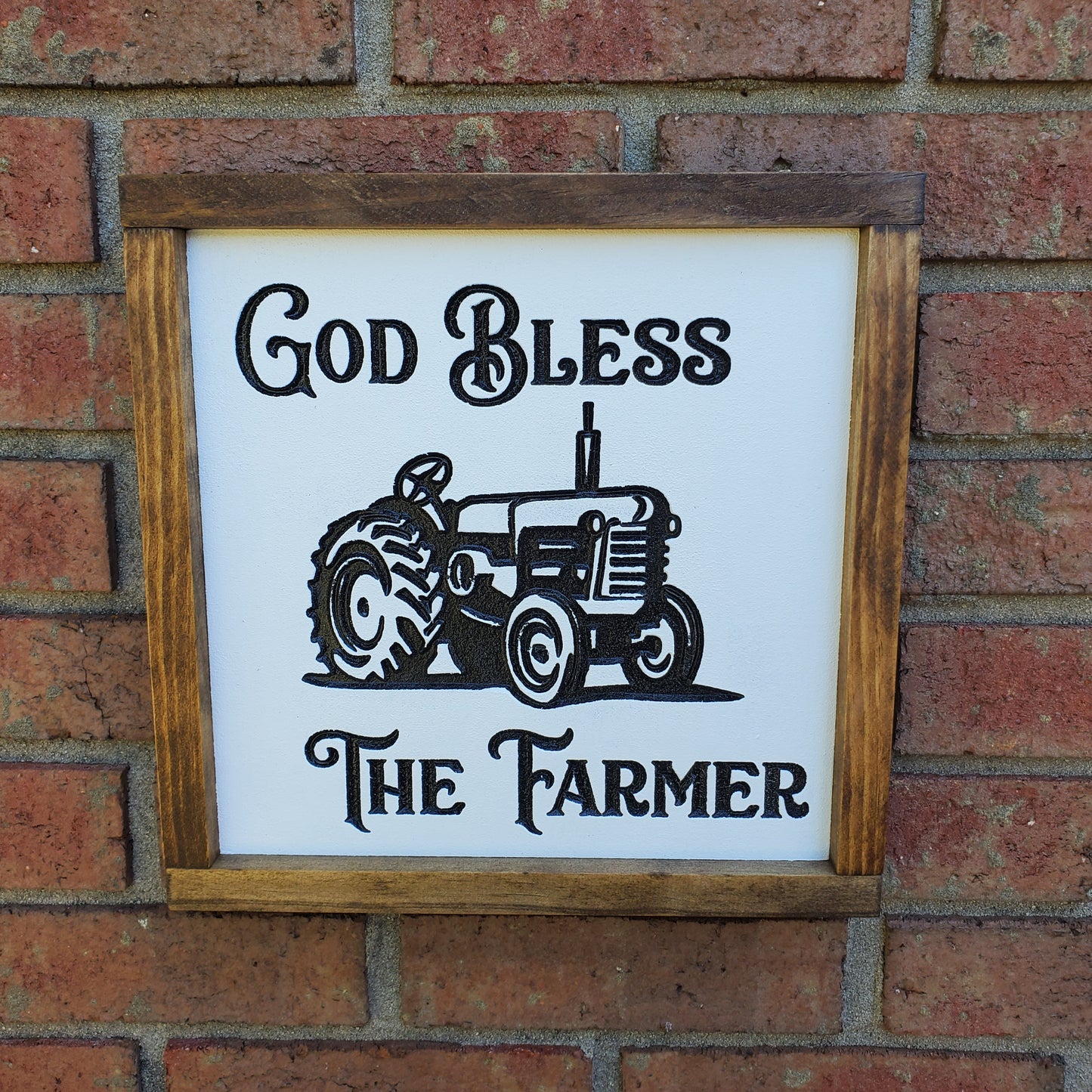 God Bless The Farmer Brick