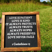 Load image into Gallery viewer, 1 Corinthians 13 Sign
