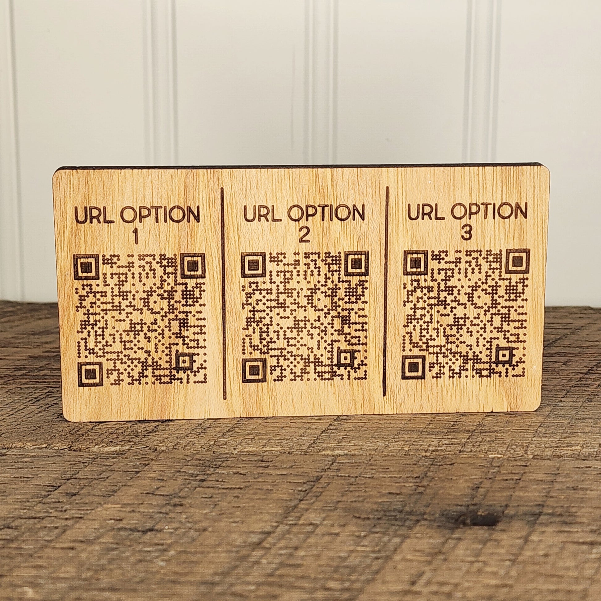 Wooden Engraved Business Cards