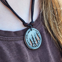 Load image into Gallery viewer, Rustic Tree Pewter Necklace
