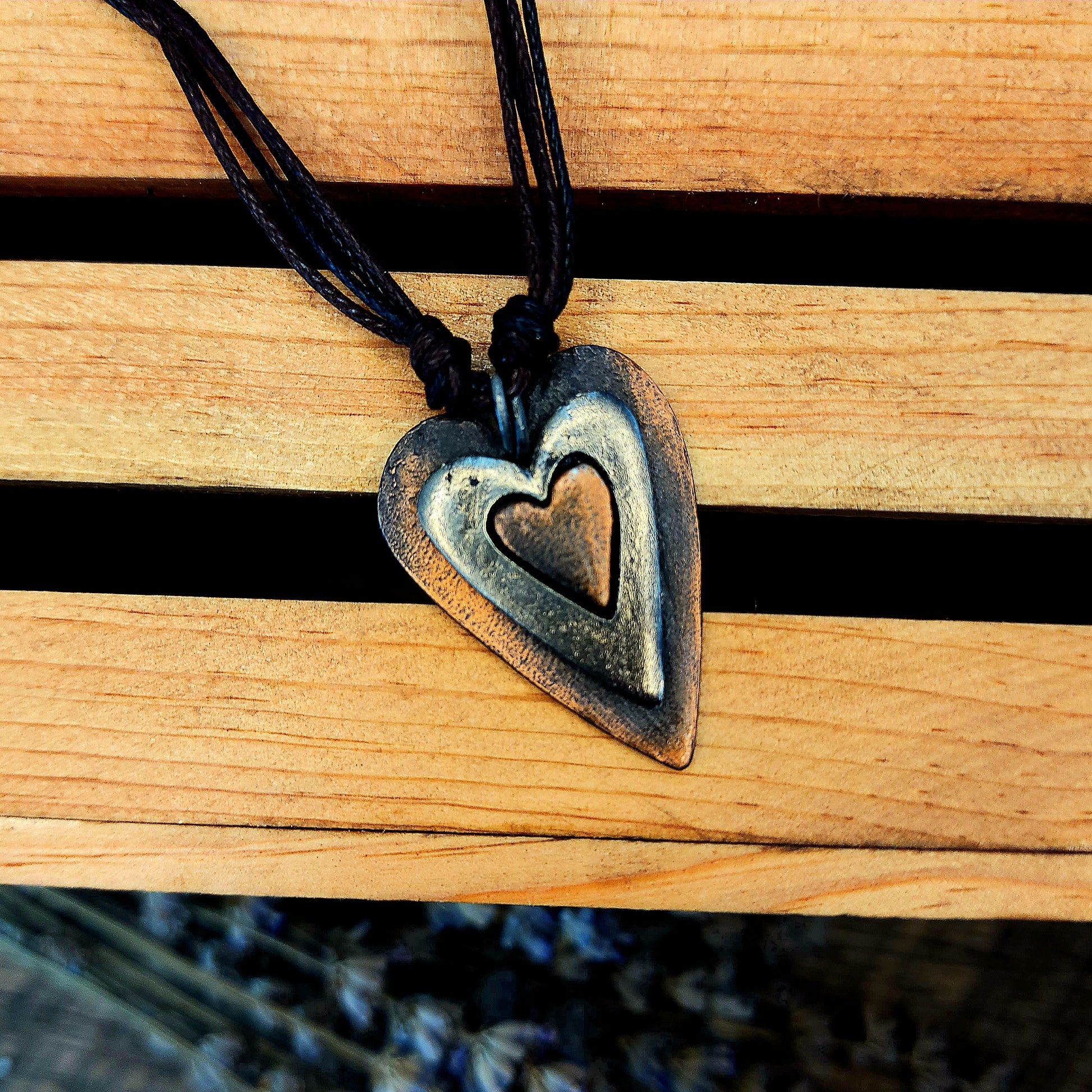 Rustic Heart Necklace