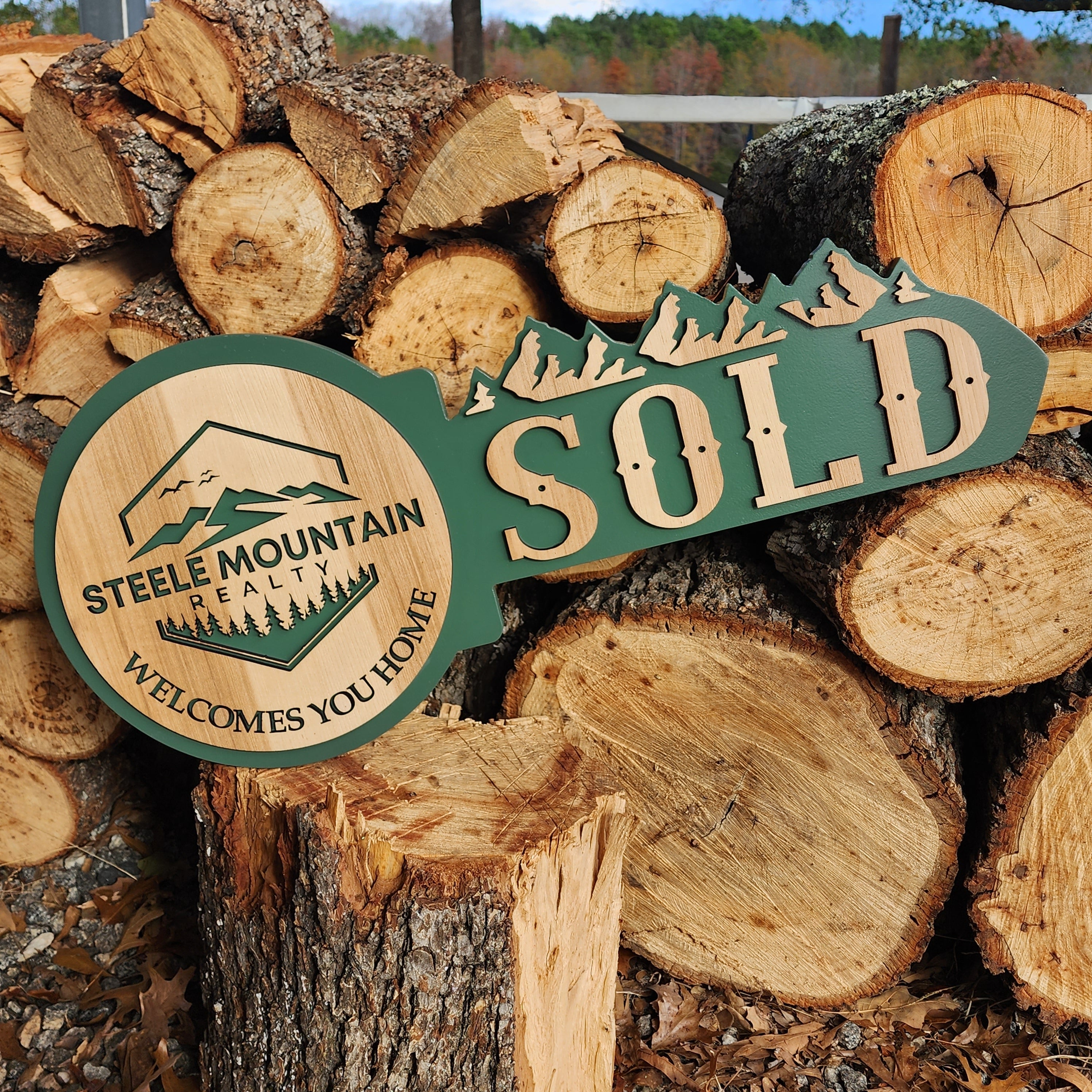 Realtor Sold Sign Custom Made | Cherokee Grove Custom Worx