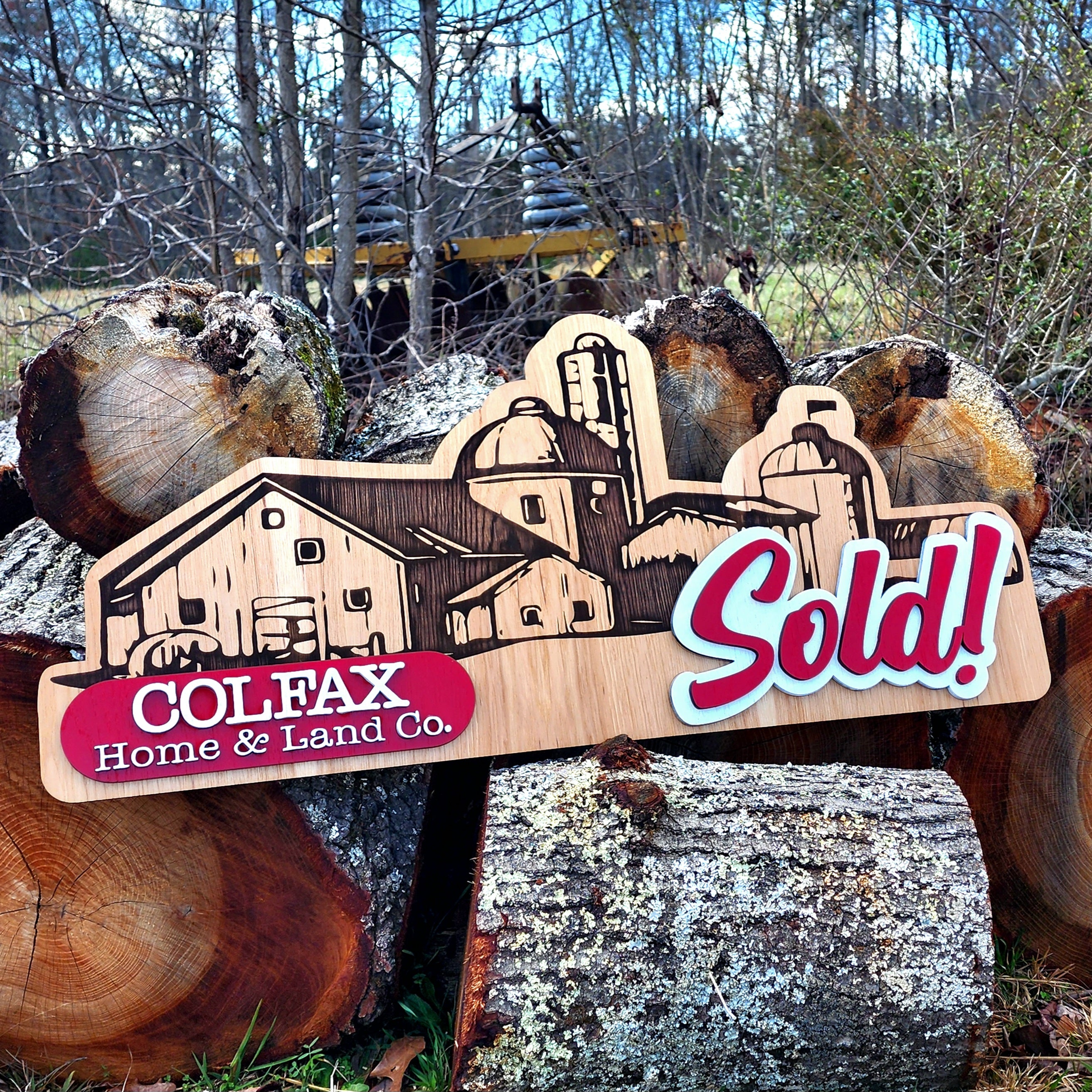 Real Estate Sold Sign - Custom Made Cherokee Grove Custom Worx