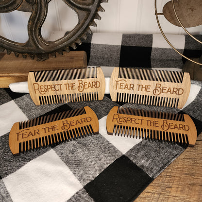 Wooden Beard Combs