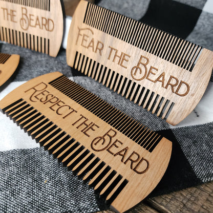 Wooden Beard Combs