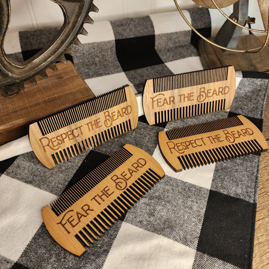 Wooden Beard Combs
