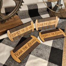 Load image into Gallery viewer, Wooden Beard Combs
