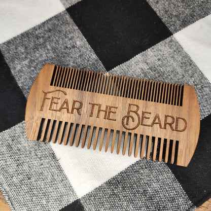 Wooden Beard Combs