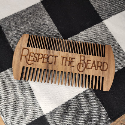 Wooden Beard Combs
