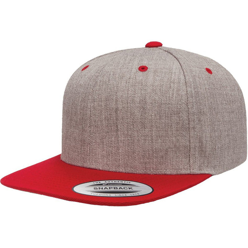 Heather Gray / Red