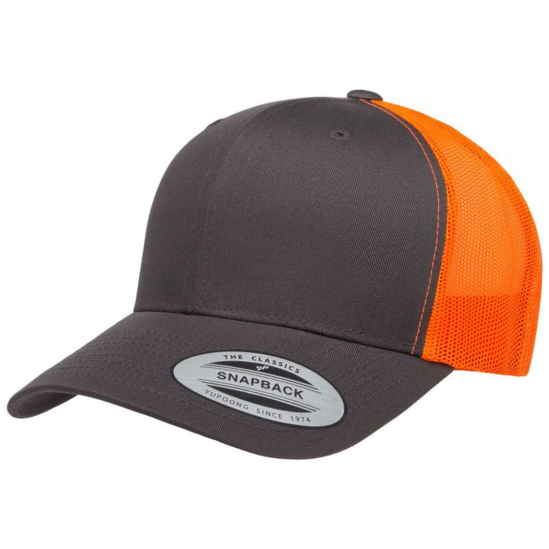 Charcoal / Neon Orange