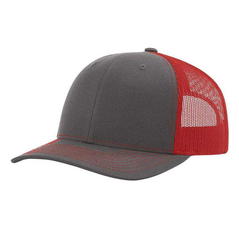 Charcoal / Red