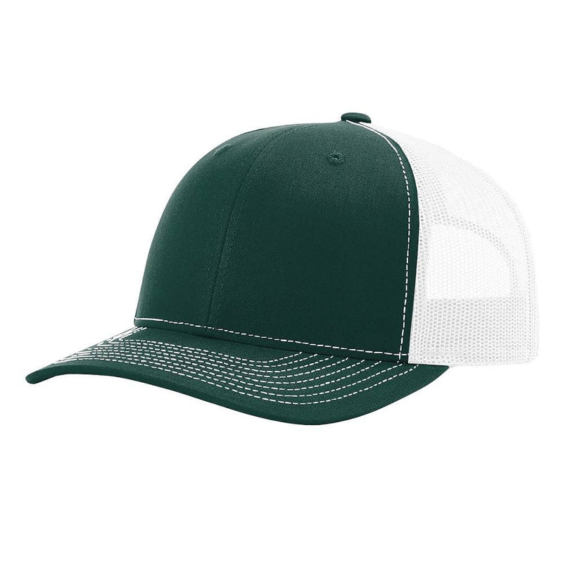 Dark Green / White