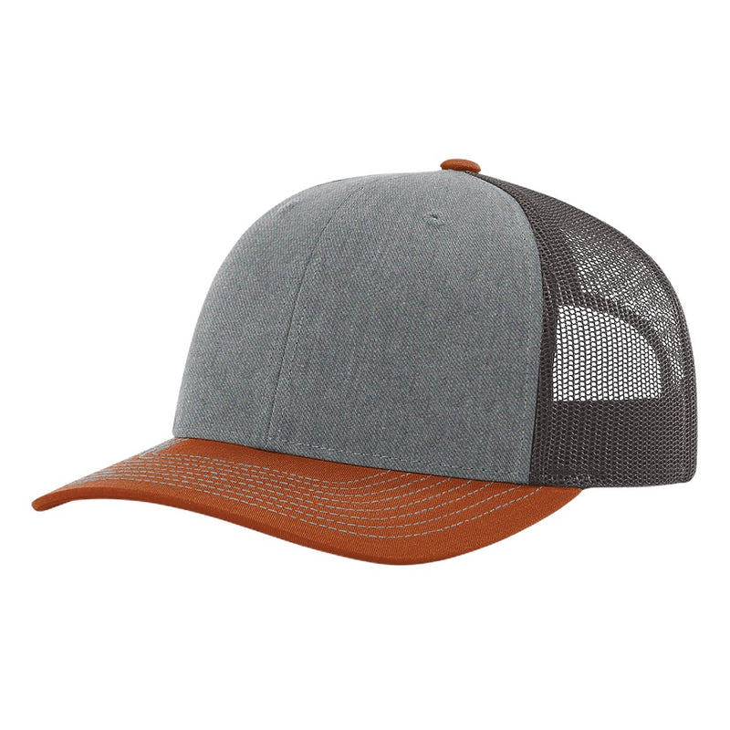 Heather / Charcoal / Dark Orange