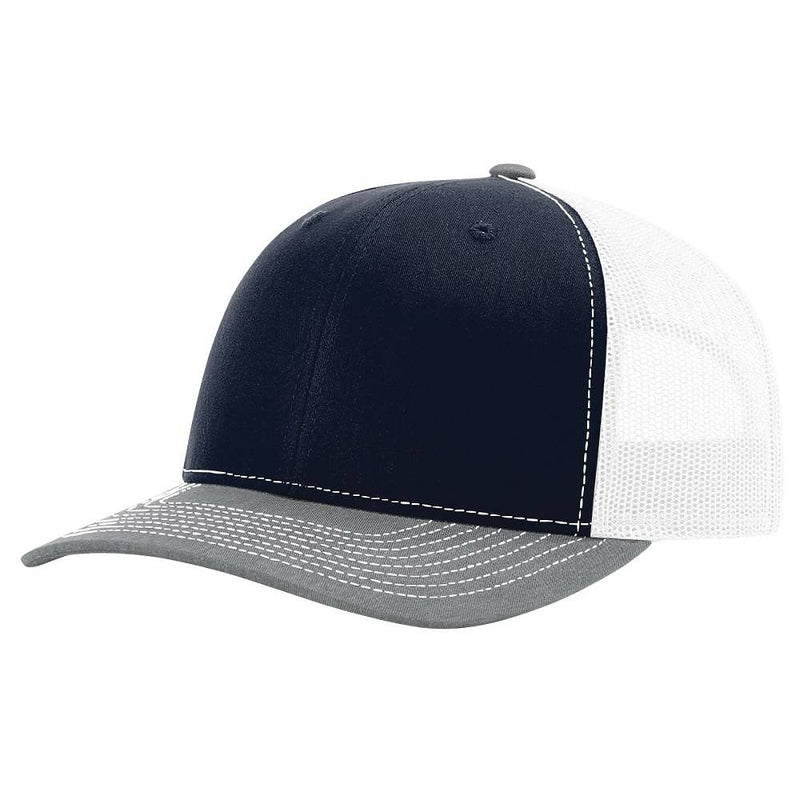 Navy / White / Heather Gray