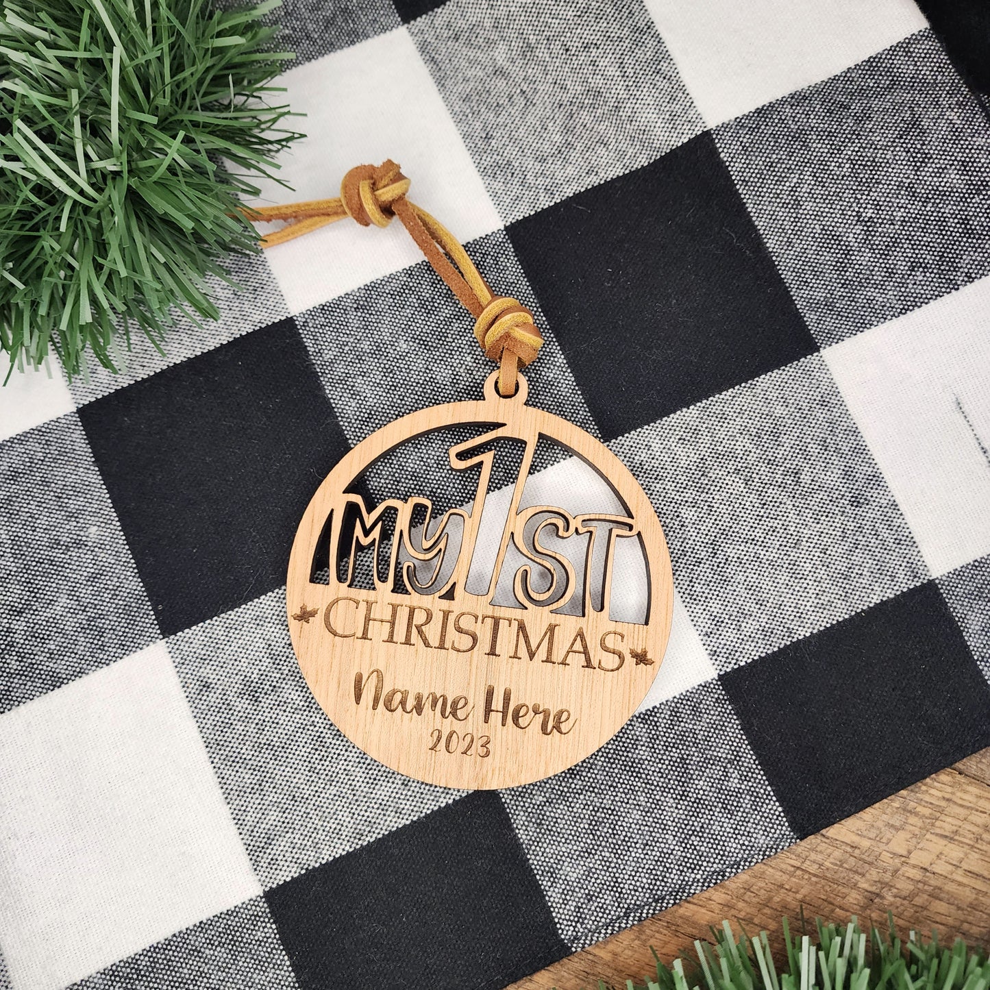 Personalized Baby's 1st Christmas Ornament