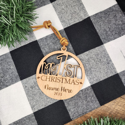 Personalized Baby's 1st Christmas Ornament